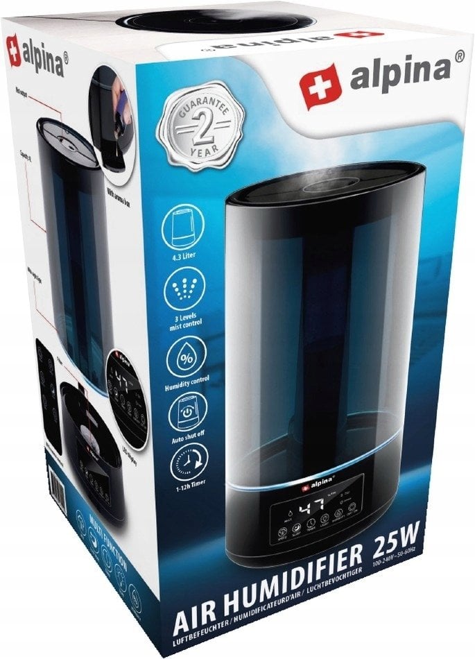 Nawilżacz powietrza Powietrze Nawilżacz Alpina, 4.3 l