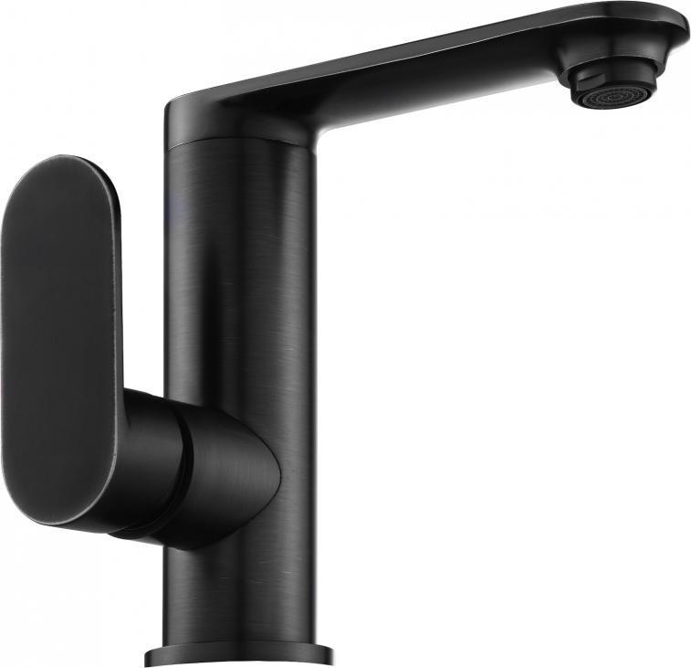 Bateria umywalkowa Mexen Mexen Milo bateria umywalkowa boczny uchwyt, czarna - 71305-70