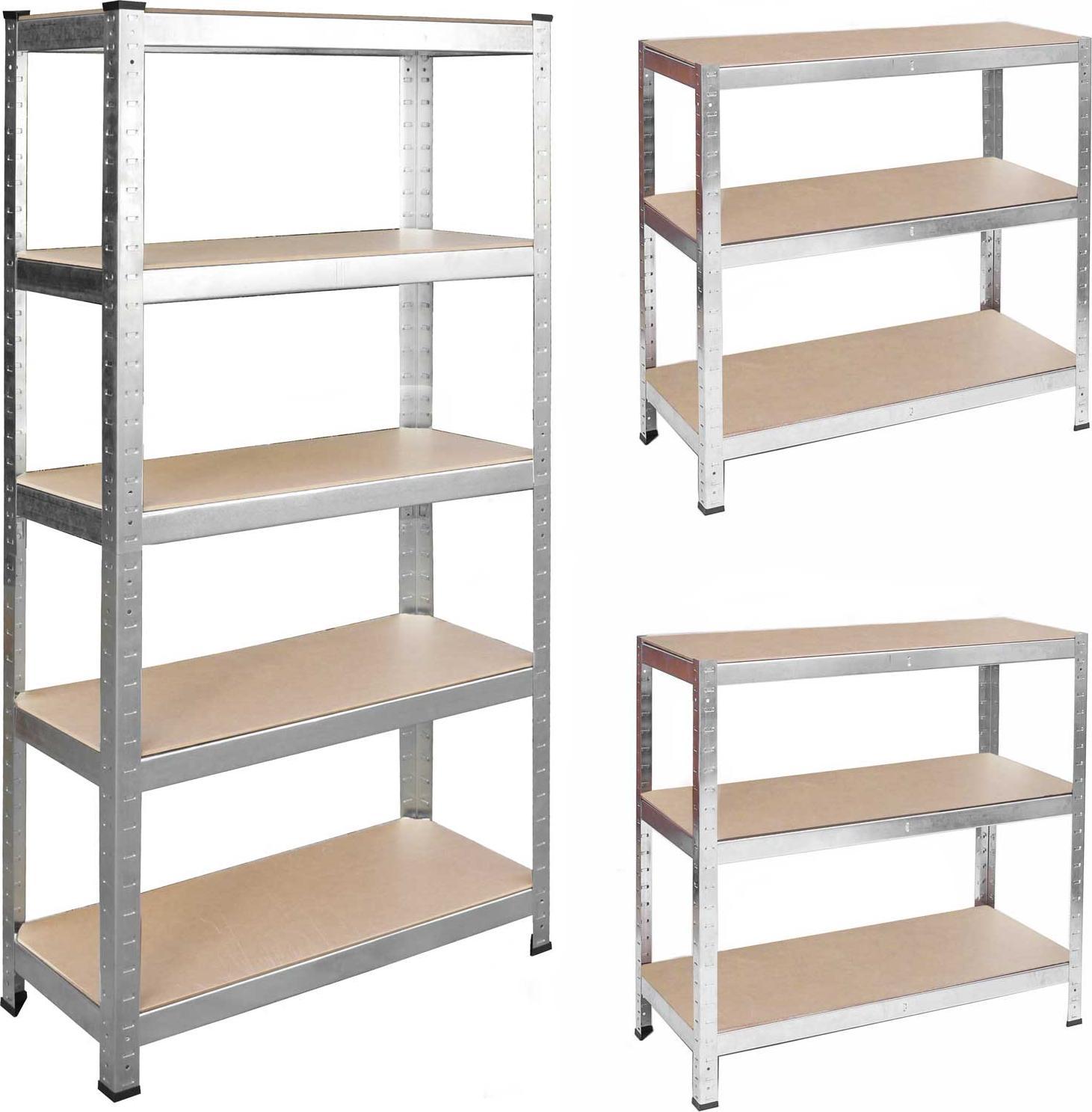 Humberg Regał metalowy magazynowy 180x90x30 cm (4843)