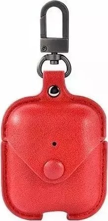 Devia Lux Series Eco Leather Look Magnetic Carabiner Case Apple AirPods 1st Generation