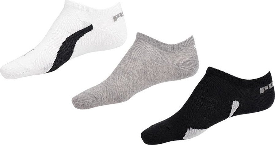 Skarpety Puma Unisex Lifestyle Sneakers czarne, szare, białe 907951 02 35-38