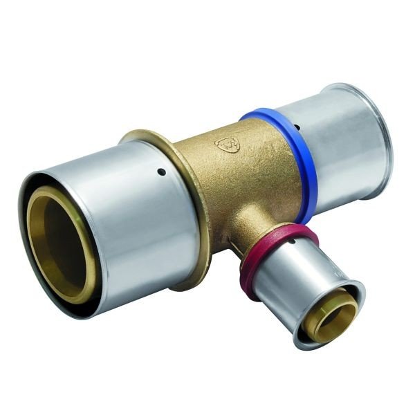 KAN-therm Trójnik PRESS z pierścieniem zaprasowywanym 50x4/32x3/50x4 K-081104