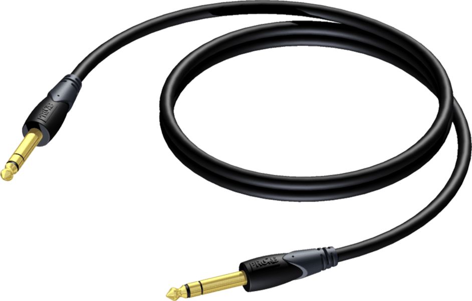 Kabel Procab Jack 6.3mm - Jack 6.3mm 3m czarny (CLA610/3)