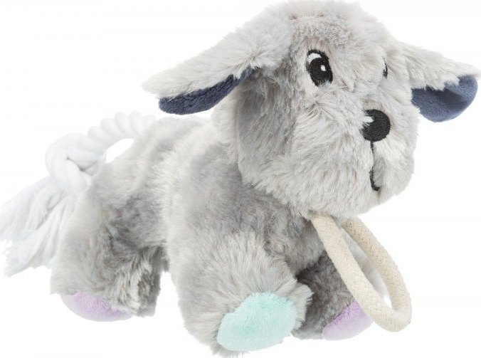 Trixie Piesek ze sznurem Junior, plusz, 24 cm