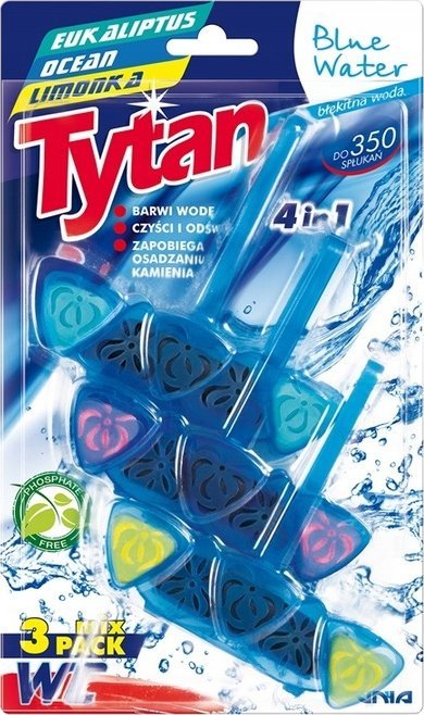 Osram Tytan Zawieszka do WC Barwiąca Wodę Blue Water 3x40g MIX