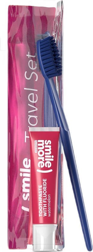 HiSkin Smile zestaw pasta do zębów 30ml + szczoteczka do zębów Red