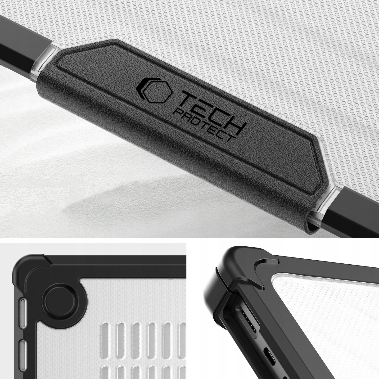 TECH-PROTECT SMARTSHELL PRO MACBOOK PRO 14 M1 / M2 / M3 / M4 / M5 2021-2025 BLACK/CLEAR