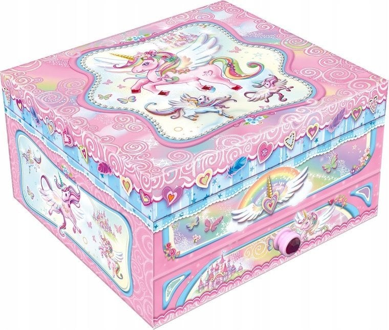 Pulio Pecoware Pozytywka z szufladką - Jednorożec