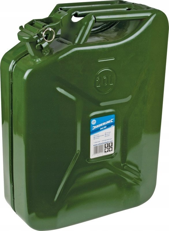 Carpoint Kanister 20 L, metalowy, zielony