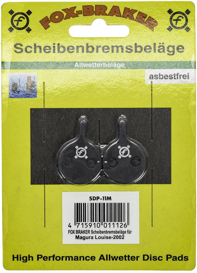 ACV Klocki Fox klocki SDP-11M do hamulców tarczowych Magura Louise 2002