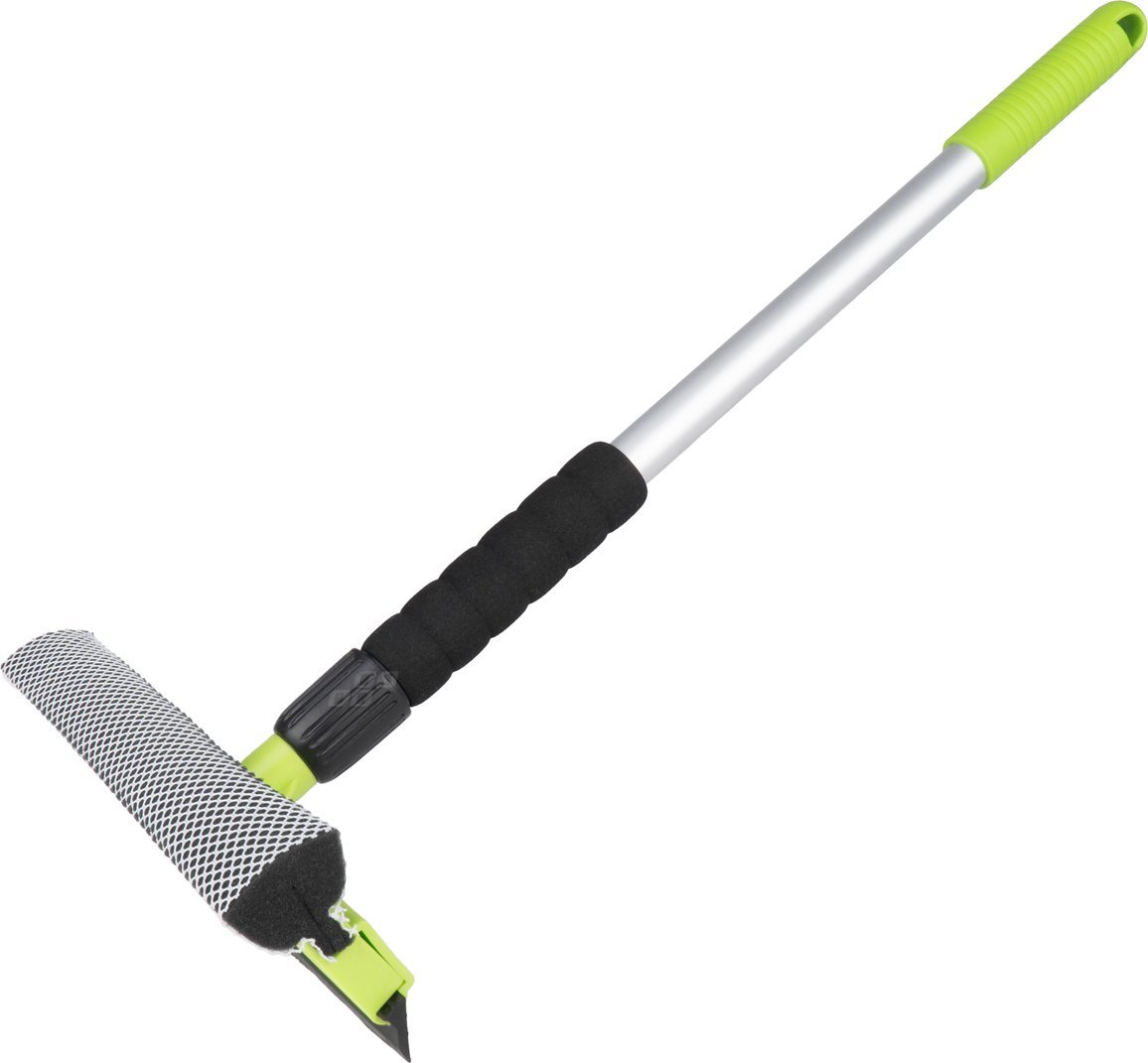 AMiO Myjka do szyb okien luster + ściągaczka do wody teleskopowa aluminiowa 55/80 cm amio-03856