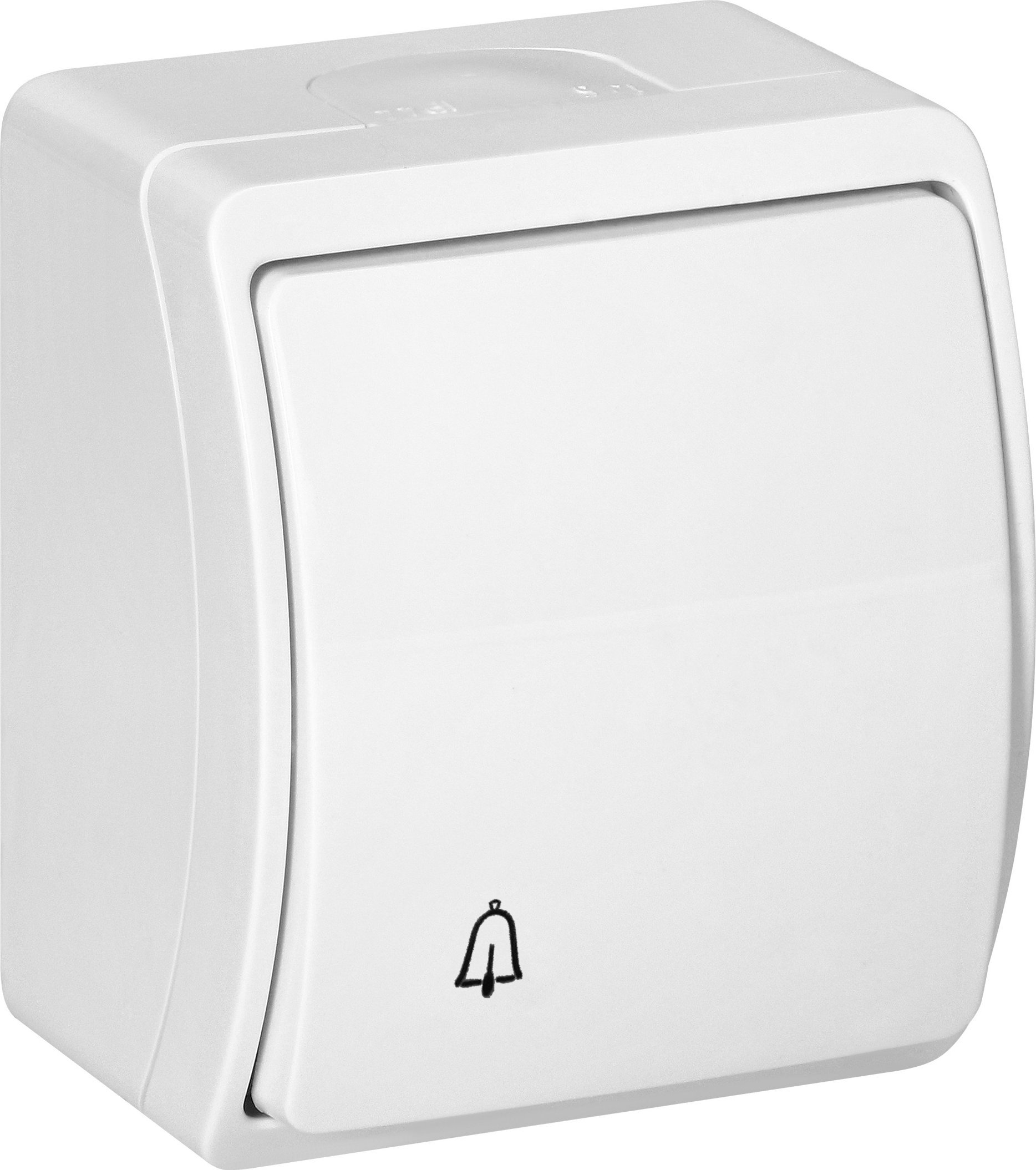 Orno Przycisk dzwonek n/t AQUATIC, IP44, biały