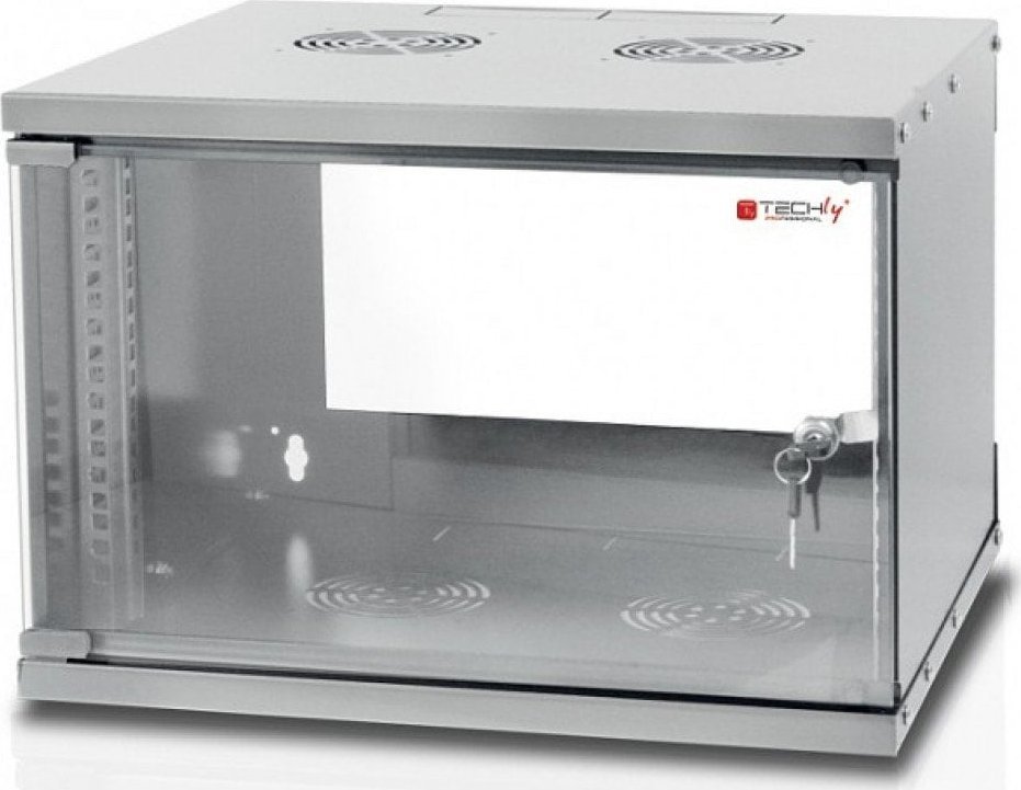 Szafa Techly Techly Szafka wisząca ECO 19 9U/450mm zmontowana szara