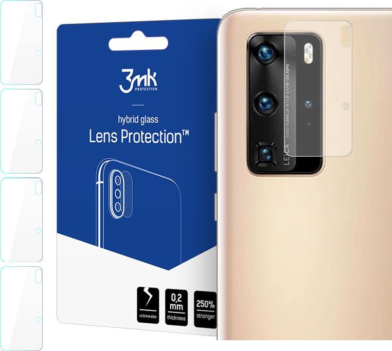 3MK Lens Protect Huawei P40 Pro Ochrona na obiektyw aparatu 4szt