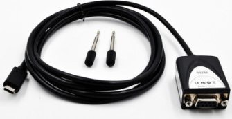 Adapter USB Exsys EXSYS EX-2311-2F USB 2.0 C - wtyk do 1 x szeregowy RS-232 1,8-metrowy kabel z 9-stykowym żeńskim wyświetlaczem LED
