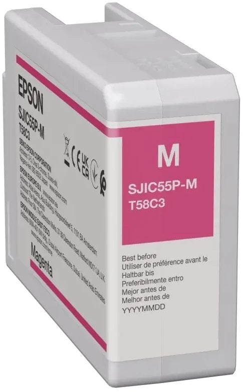 SJIC55(M): INK CARTRIDGE FOR/COLORWORKS CW-D6500/D6000-MAGENT