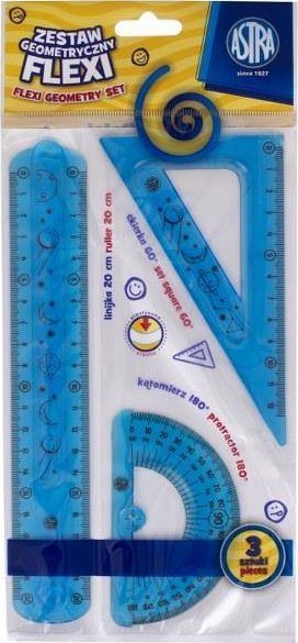 Astra Zestaw geometryczny Flexi 3 el. ASTRA
