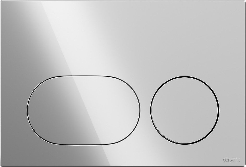 PRZYCISK DUETO CHROM BŁYSK