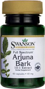 Swanson FS Arjuna Bark 10:1 40mg 60 kaps.
