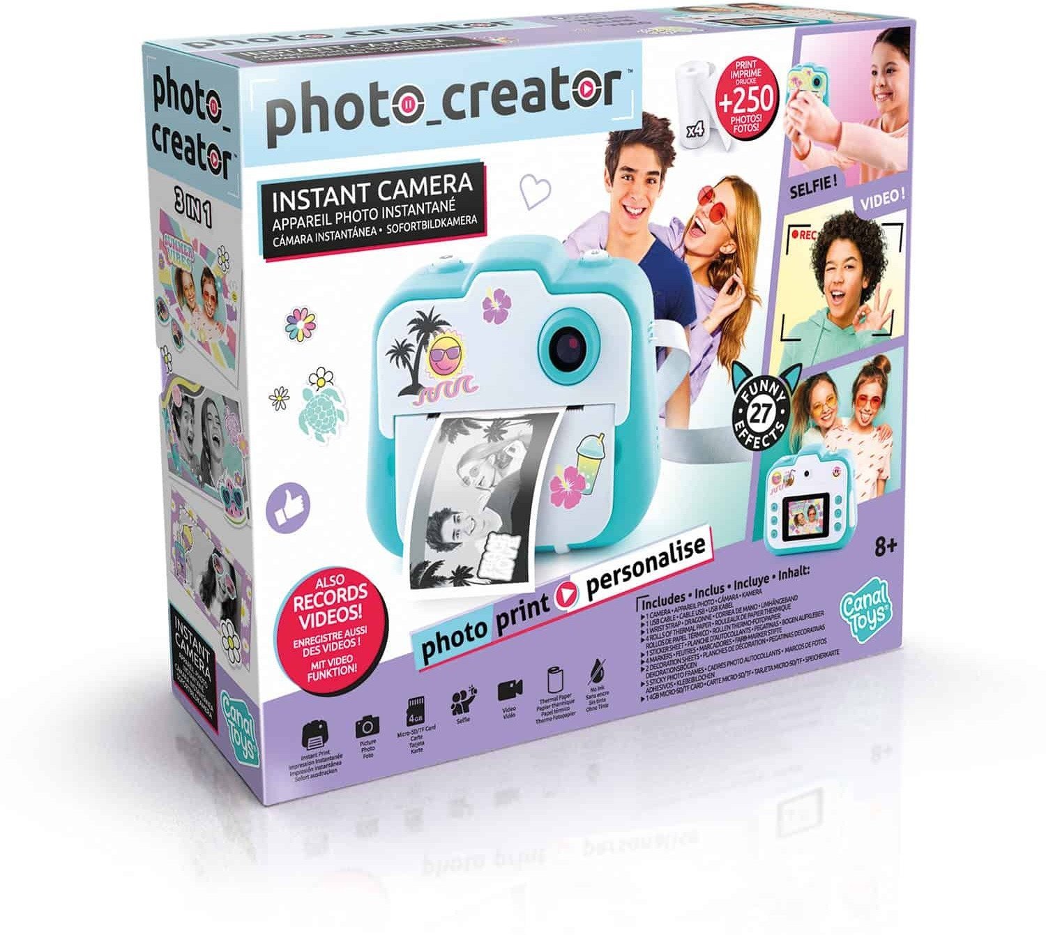 Canal Toys Instant Camera incl. SD Card