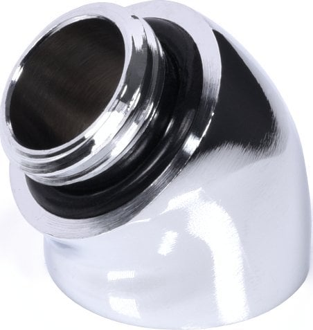 Alphacool Alphacool 45 Grad G1/4 Zoll AG auf G1/4 Zoll IG, chrome