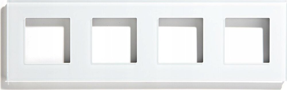 RTX Ramka Szklana Biała 4-Polowa do Systemu RTX SH