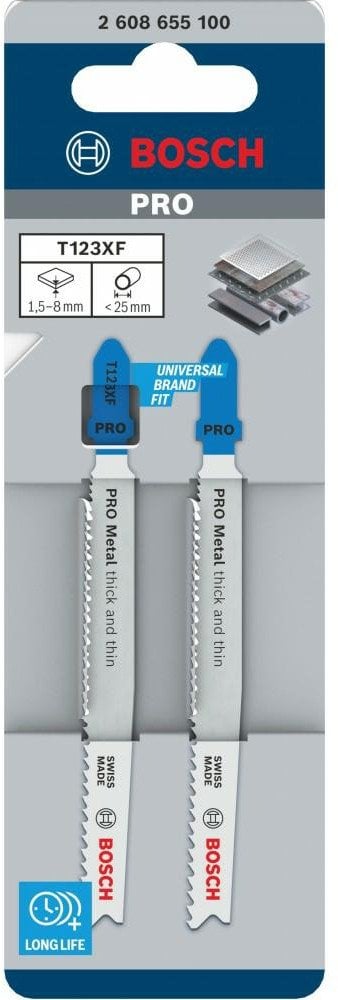 BOSCH BRZESZCZOT T PRO METAL THICK AND THIN T123XF 100 mm /2szt.