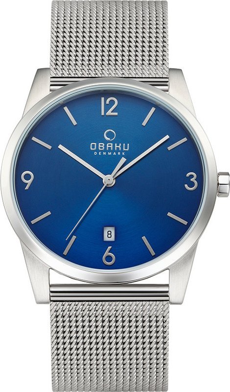 Zegarek OBAKU Zegarek męski Obaku Denmark V169GDCLMC srebrny