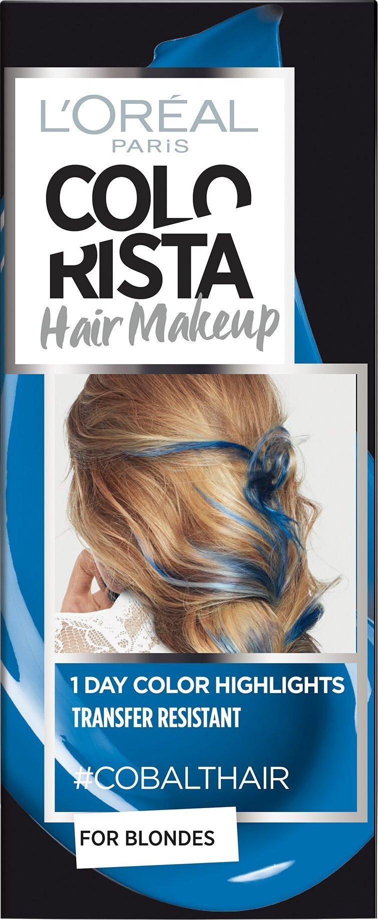 L’Oreal Paris L'Oreal Paris, Colorista Hair Makeup, Semi-Permanent Hair Dye, #COBALTHAIR, 30 ml For Women