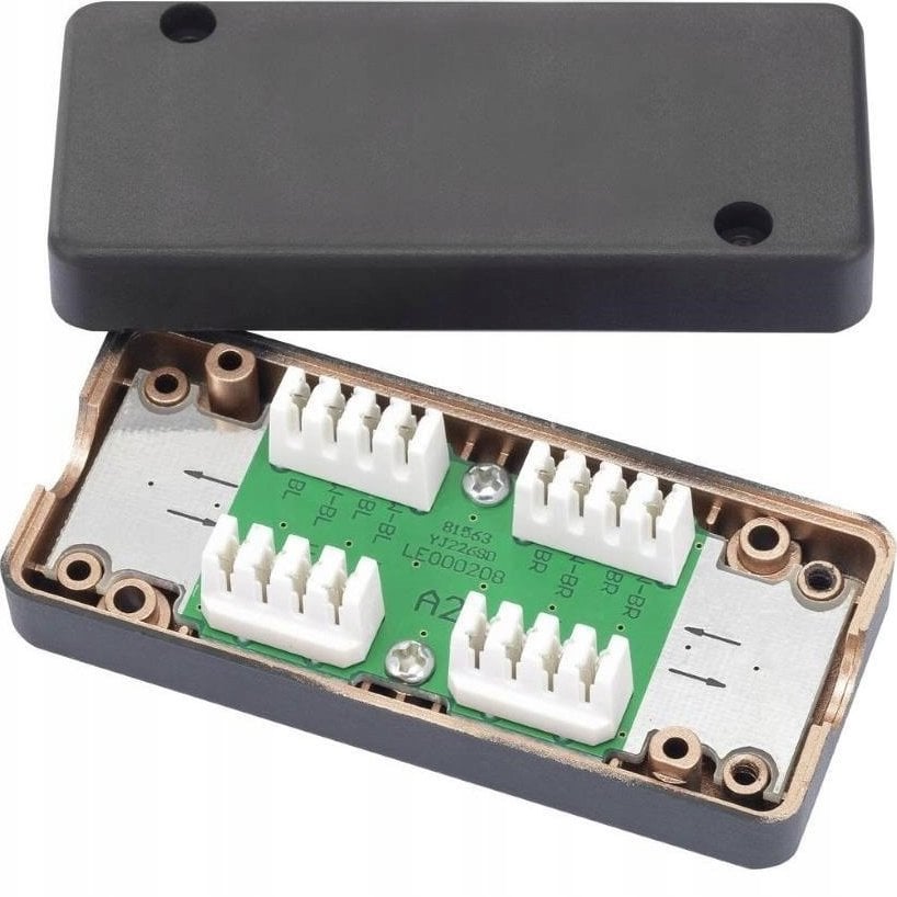 Lynx CS Spojovací box UTP Cat6 narážecí, černá