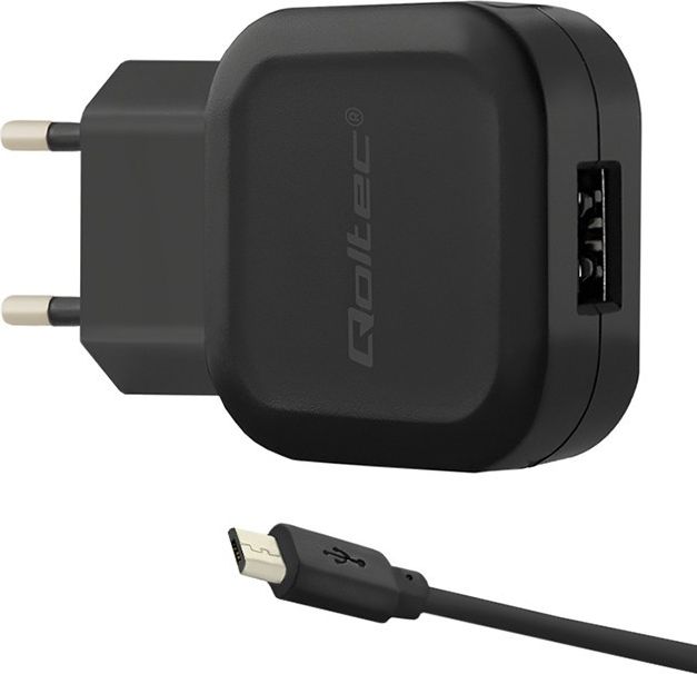Ładowarka Qoltec 1x USB-A 2.4 A (50195)