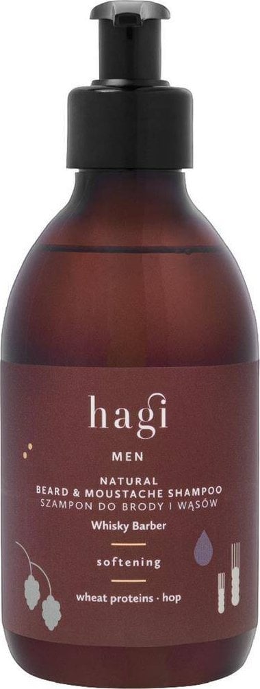 Hagi Hagi Naturalny szampon do brody i wąsów Whisky Barber 300ml