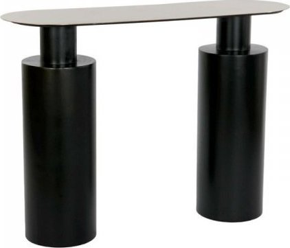 DKD Home Decor Stolik DKD Home Decor 107 x 36 x 78 cm Czarny Złoty Żelazo