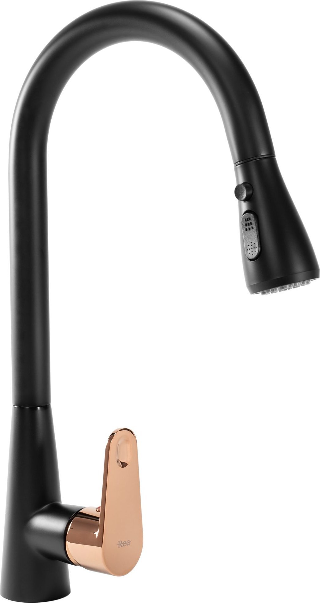 Bateria kuchenna Rea Bateria kuchenna Rea Mild Czarna Różowo złota