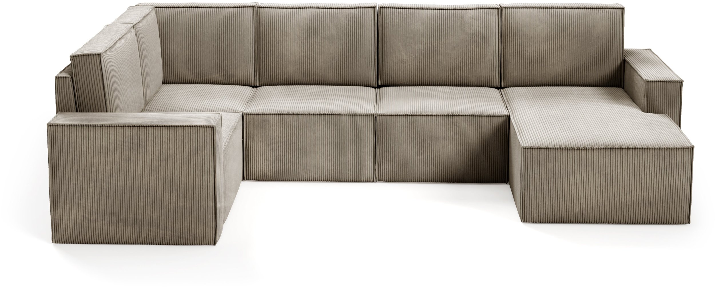 DUŻY Narożnik U2 Modułowy PORTO Kanapa sztruks Sofa poso 03