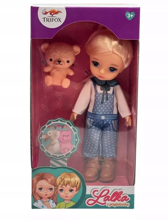 Lalka dziewczynka z przytulanką MIX