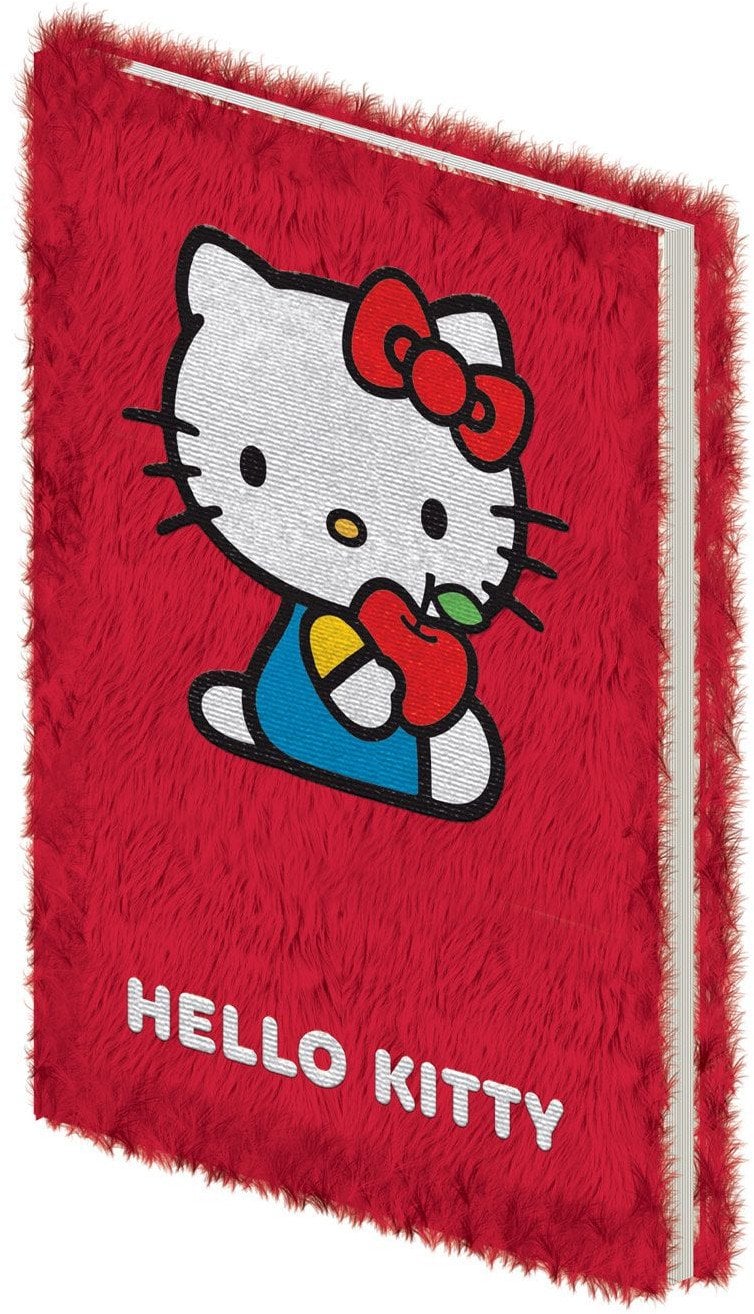Hello Kitty Apple - pluszowy notes A5 14,8x21