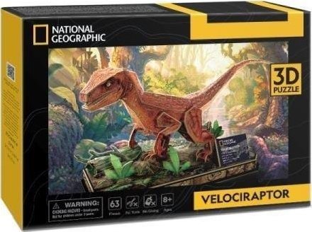 Cubic Fun PUZZLE 3D NATIONAL GEOGRAPHIC WELOCIRAPTOR