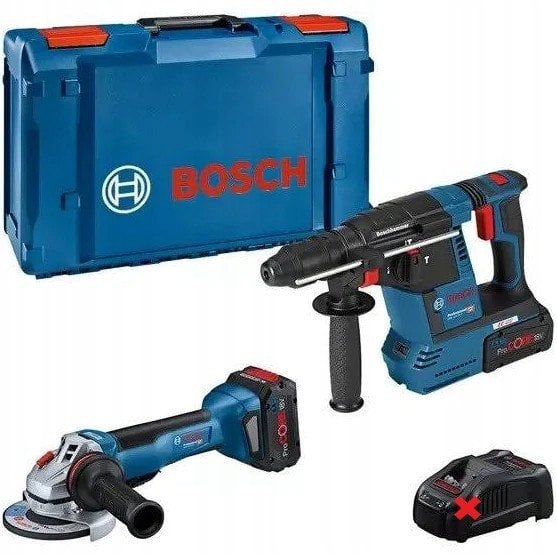 GBH18V-26+GWS18V-10PC+2xPC5.5Ah+GAL XLB