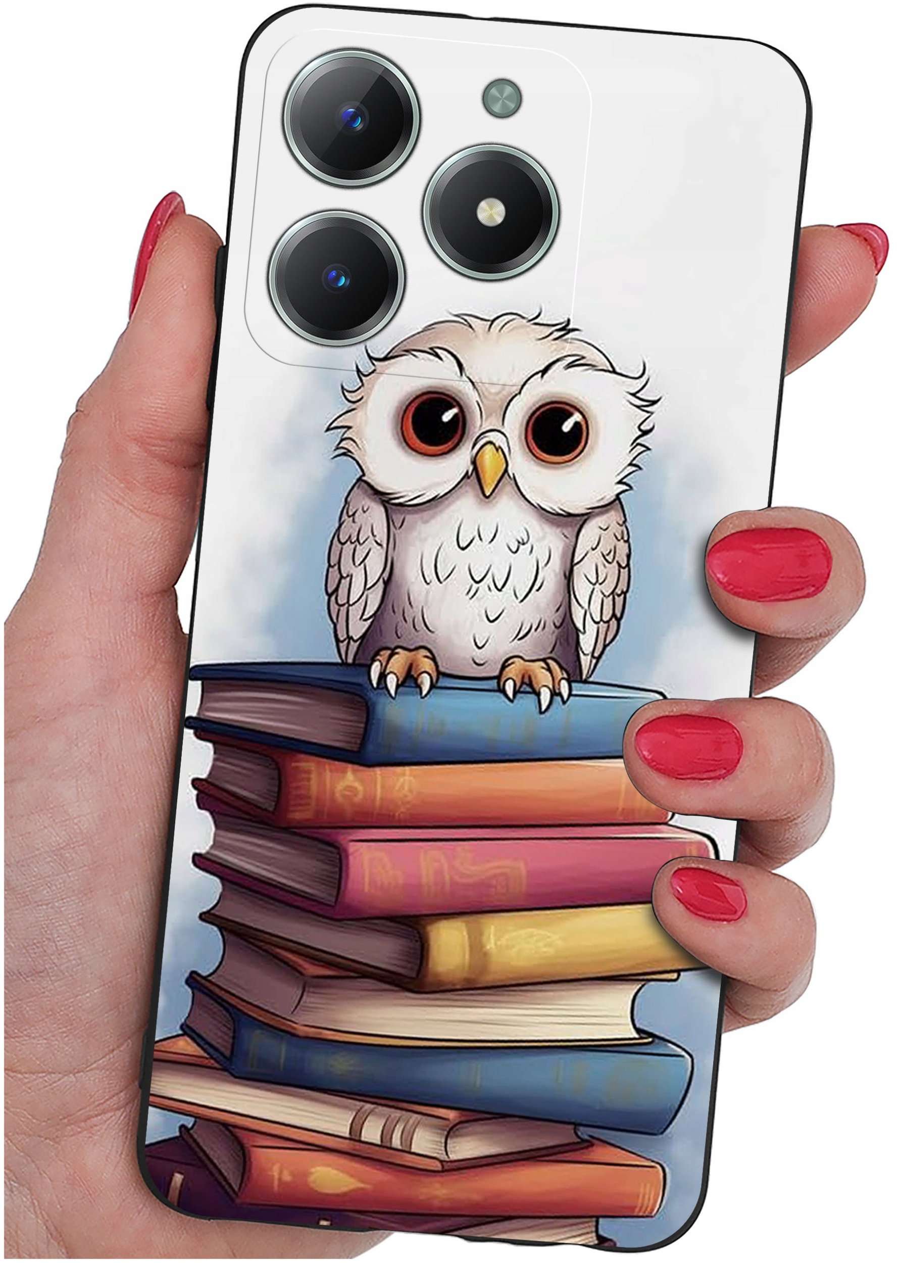 Etui do Realme C61 | C63 WZORY |SILIKONOWE MATT CASE + SZKŁO 9H