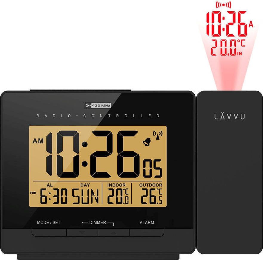 Lavvu Zegar z projektorem LAR0030 Budzik