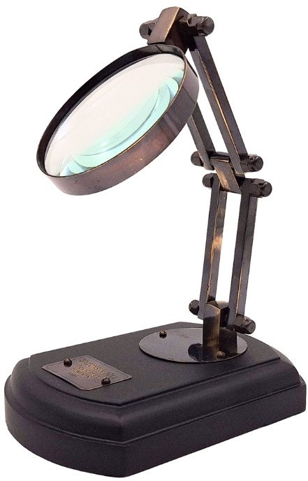 Lupa na drewnianej podstawie z możliwością regulacji MFS312/4