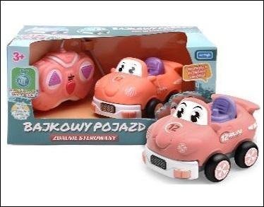 Artyk Bajkowy pojazd zdalnie sterowany różowy