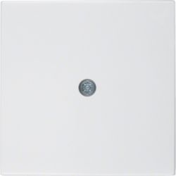 Berker S.1/B.3/B.7 Glas Element centralny do przyłącza kablowego i gniazda biały (10198989)