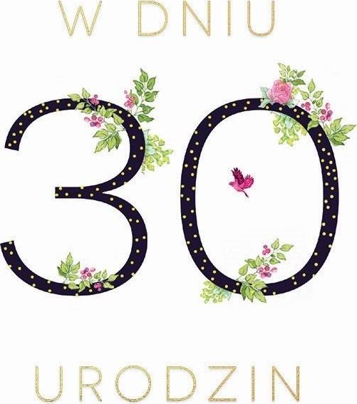 Clear Creation Karnet Swarovski kwadrat CL1830_PO Urodziny 30