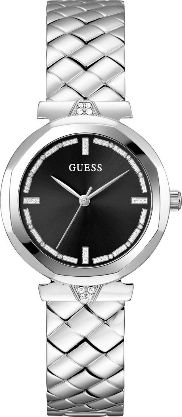 Zegarek Guess Zegarek damski Guess GW0613L1 CYRKONIE srebrny