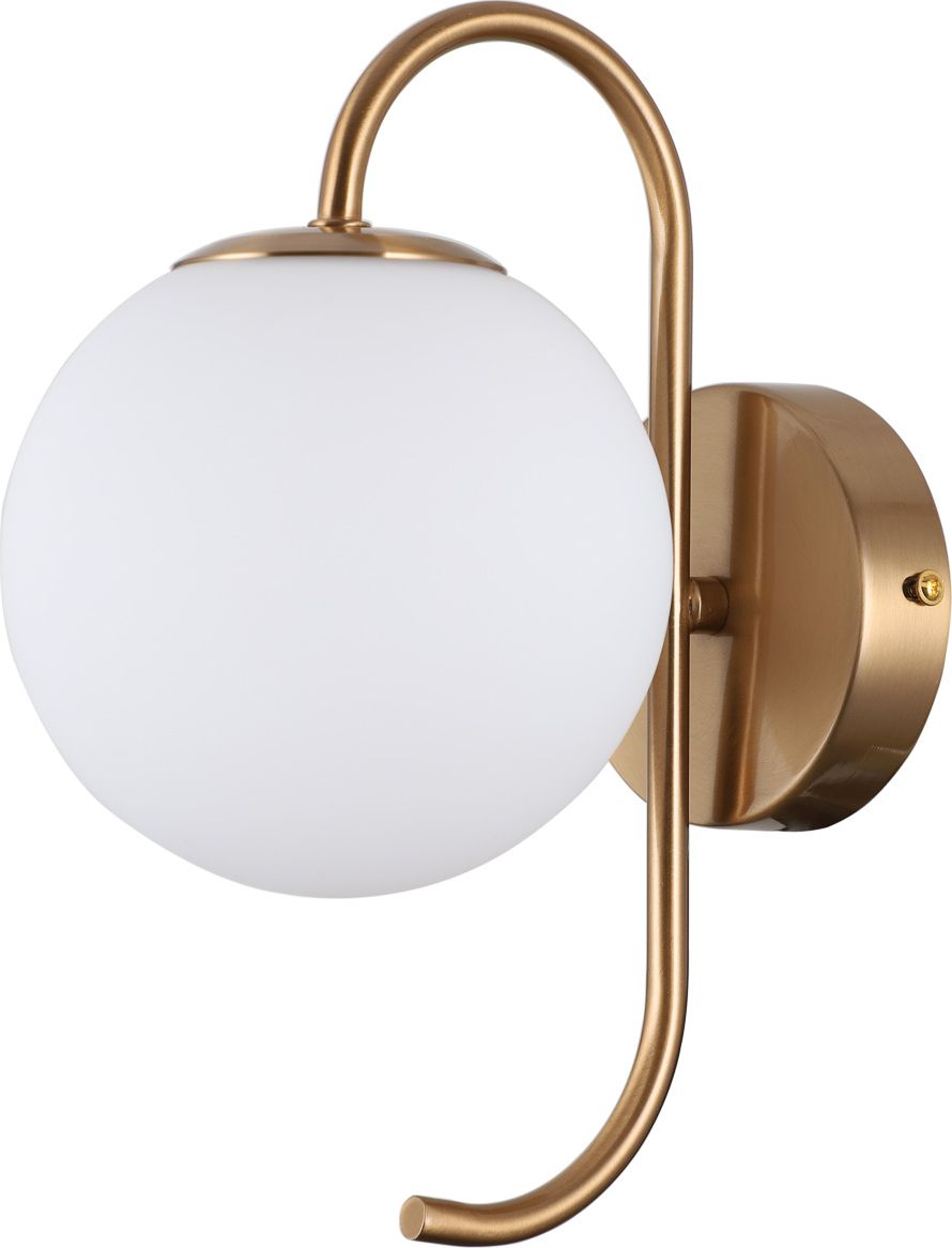 Kinkiet Italux Kinkiet ścienny mosiężny Italux Gela WL-5500-1-HBR