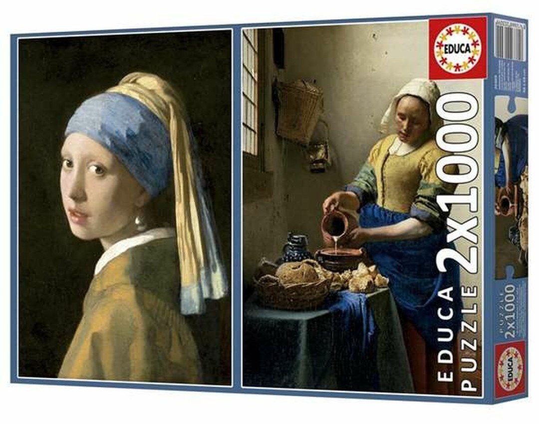 Układanka puzzle Educa Vermeer (2 Sztuk)