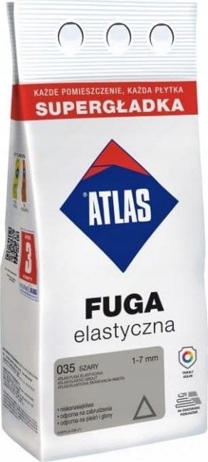 ATLAS Fuga elastyczna szara 3 kg Atlas
