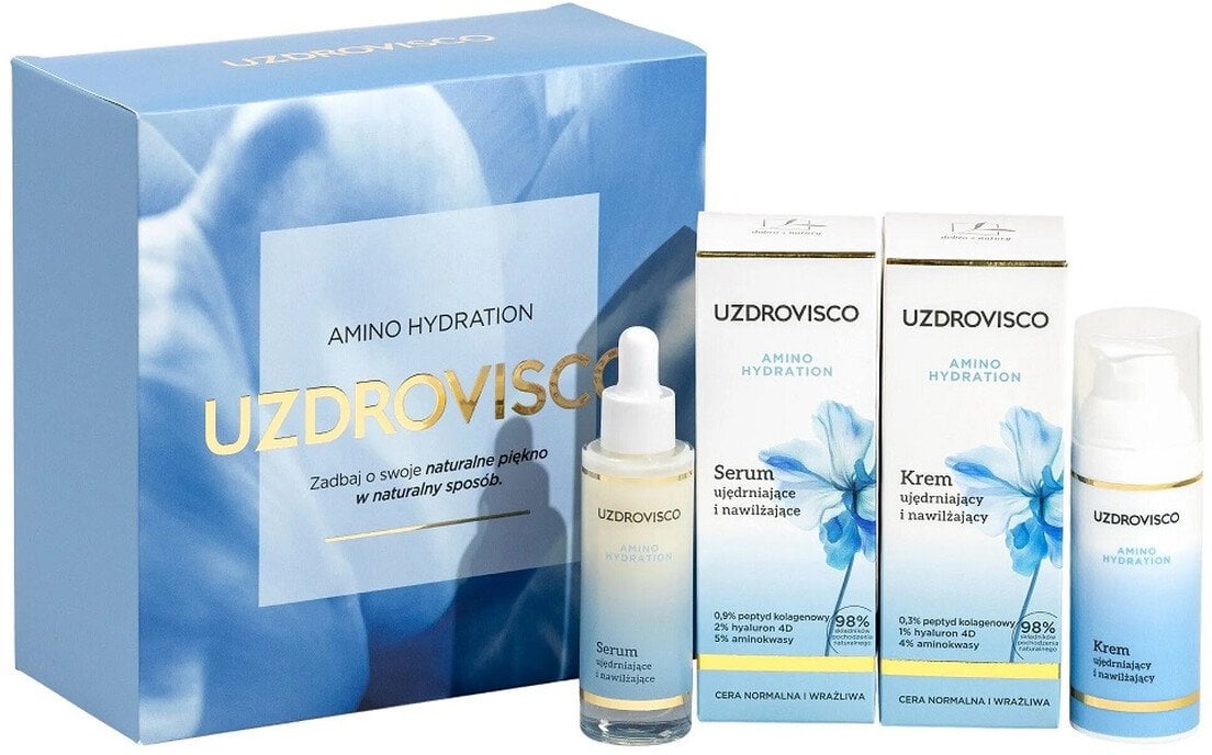 UZDROVISCO_SET Amino Hydration krem ujędrniający 50ml + serum ujędniające 30ml